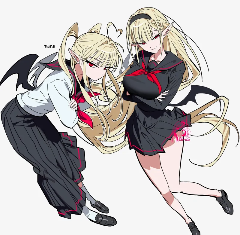 OC twins (with work flow!)