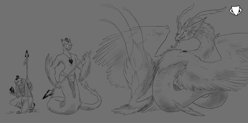 Past Research - Quetzalcoatl - Iridescent Obsidian 