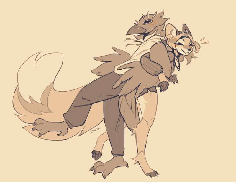 Unposted sketches: a silly pose and some hairstyles