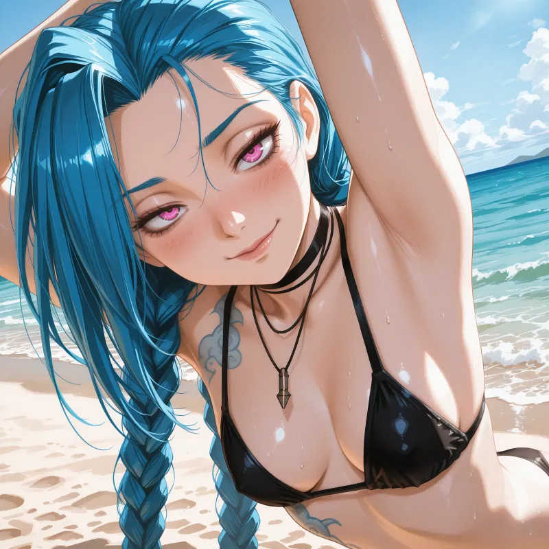 Waifu Sponsor | 89 p. | Jinx/Powder | Arcane | League of Legends | #1