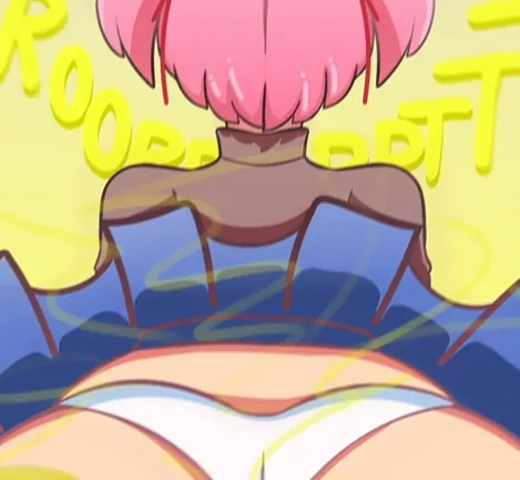 Natsuki Farting on your desk (DDLC) (Edit)