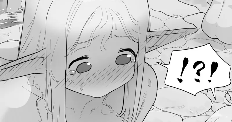 エルフと森の大賢者 余話イラスト １P