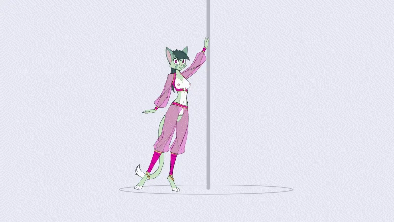 continuation of the pole dance!