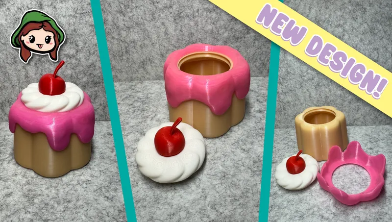 Dessert Cake Stash Container