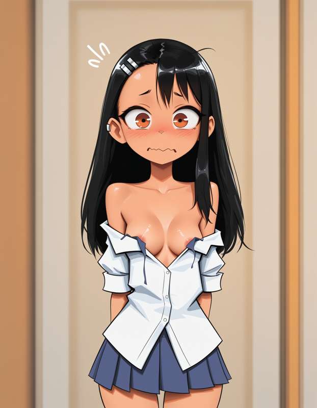 Nagatoro - Wardrobe malfunction