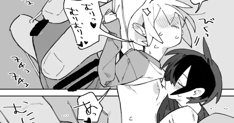 【R18 漫画4P】乳頭亀頭磨き編、完結