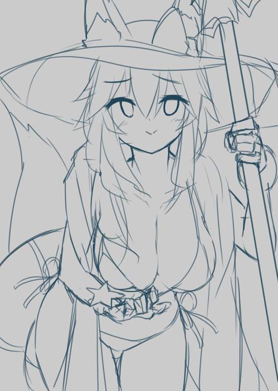 Tamamo (Lancer) Sketch
