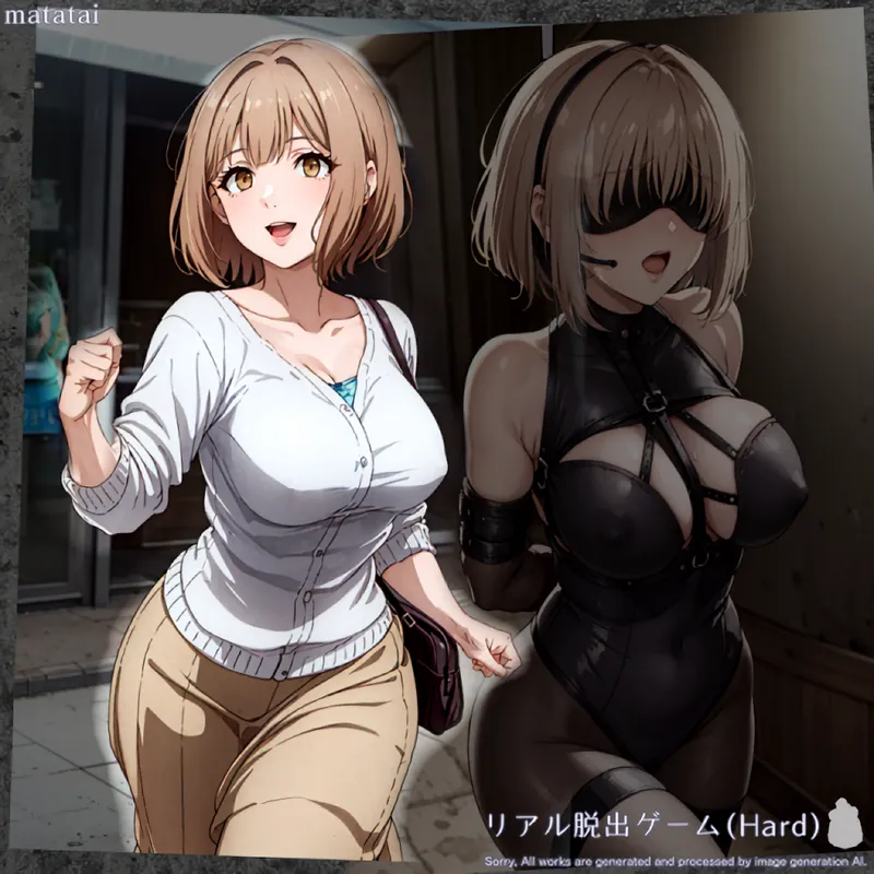 [NSFW] Real Escape game (Hard) / [R18]リアル脱出ゲーム (Hard) (9pic)