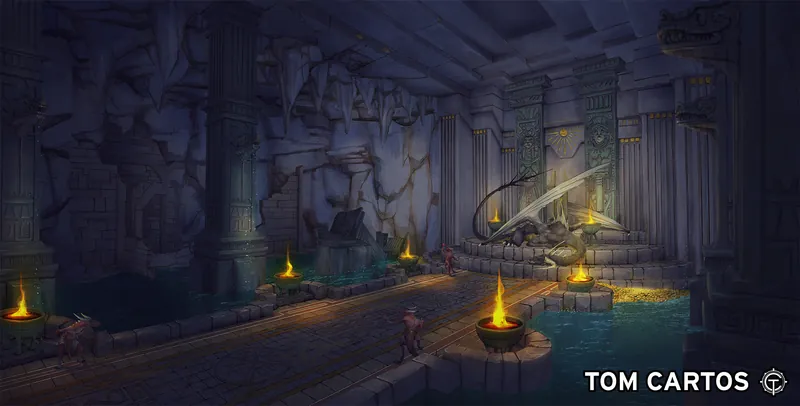 Axziga's Lair Interior Scene - Free Version