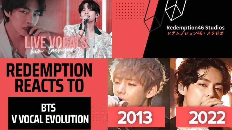 (BTS) Taehyung - Vocals Evolution (2013 - 2022) (Redemption Reacts)