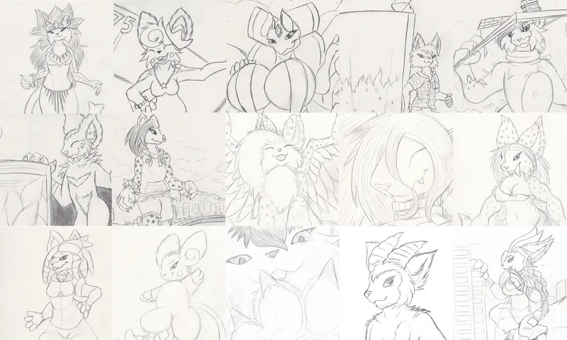 Confuzzled 2024 - Traditional Sketches