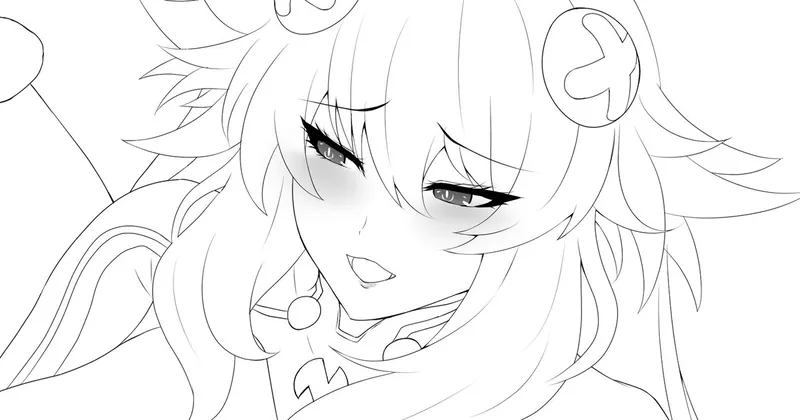 ぱぷは線画