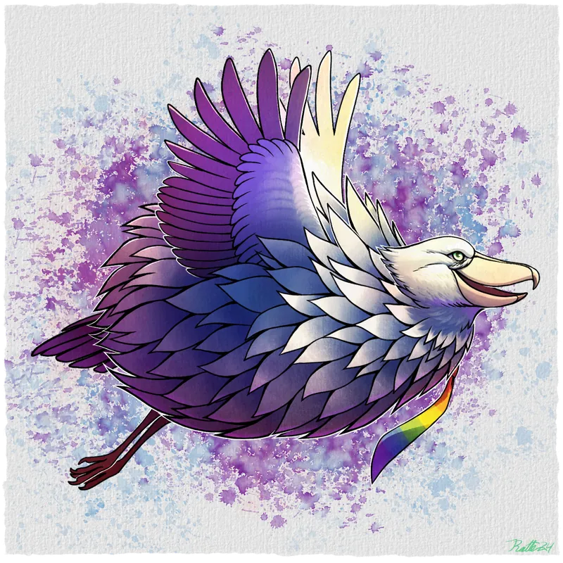 rainbow poofbill