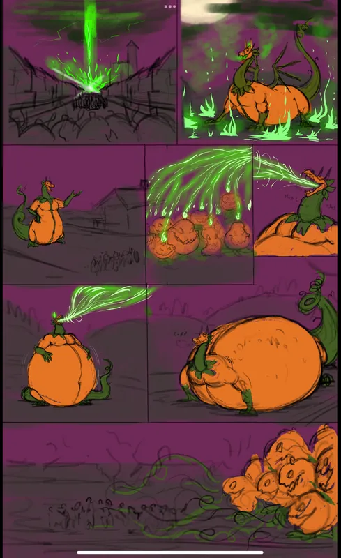 The dragon has arrived! 🎃 