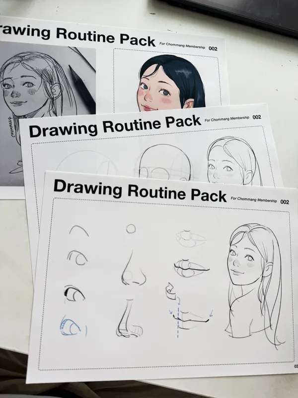 Drawing Routine Pack 002