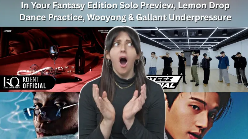 ATEEZ GOLDEN HOUR Part.3 In Your Fantasy Edition Solo Track Preview | Lemon Drop Dance Practice | Wooyoung & Gallant Underpressure REACTION