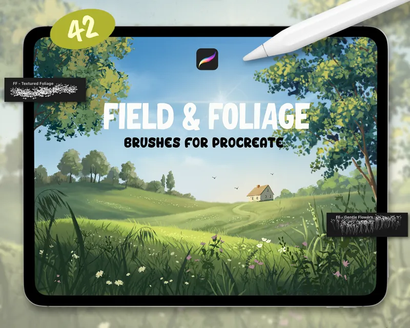 Taty's Field & Foliage Brush Set