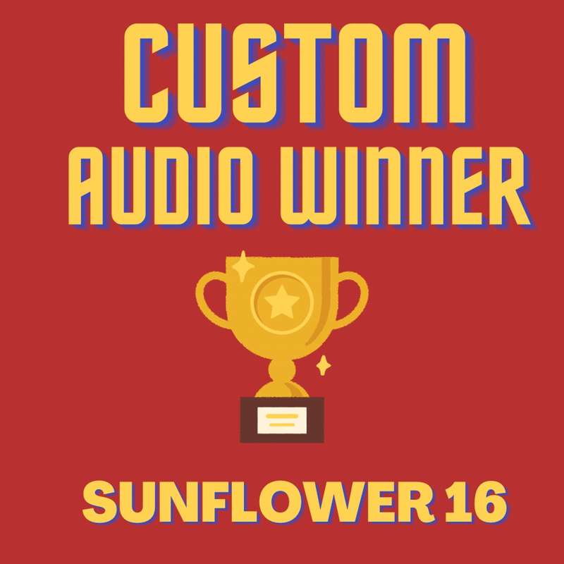 CUSTOM AUDIO GIVEAWAY WINNER!!