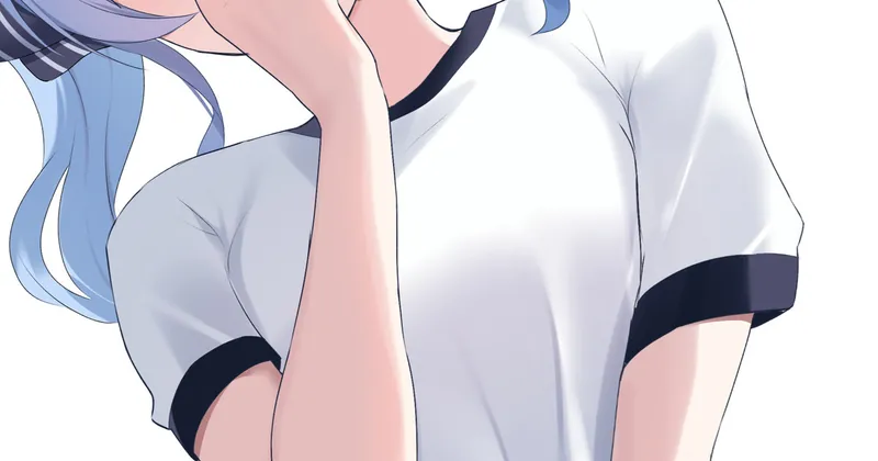 星街すいせい　体操着　透け差分＋高解像度版