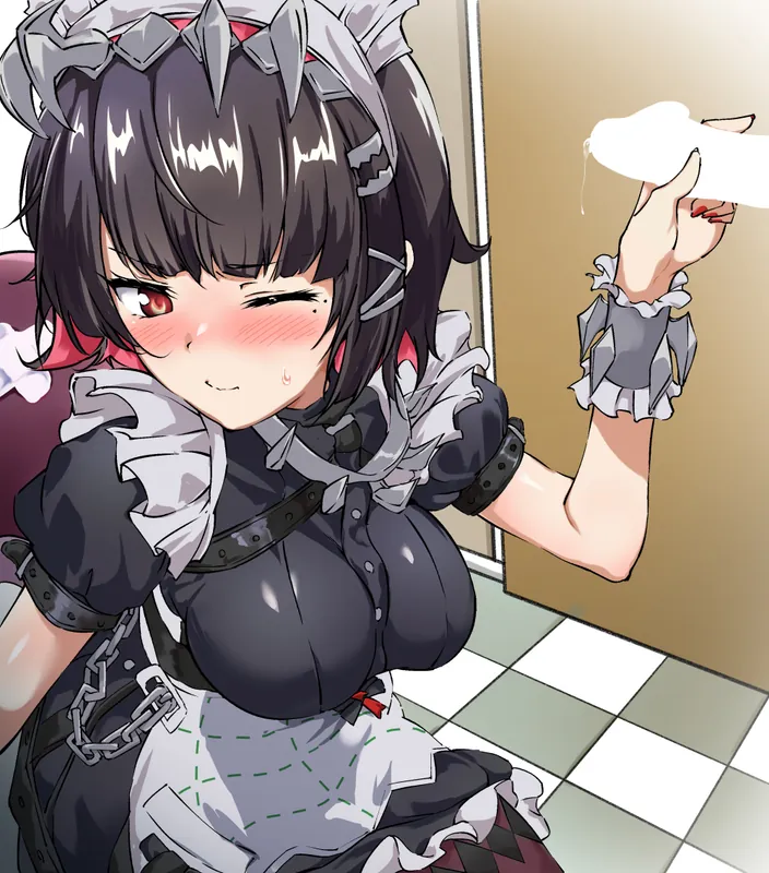 ご奉仕しま～す　顔射差分