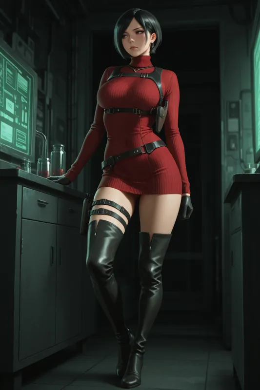 Ada Wong is experimenting