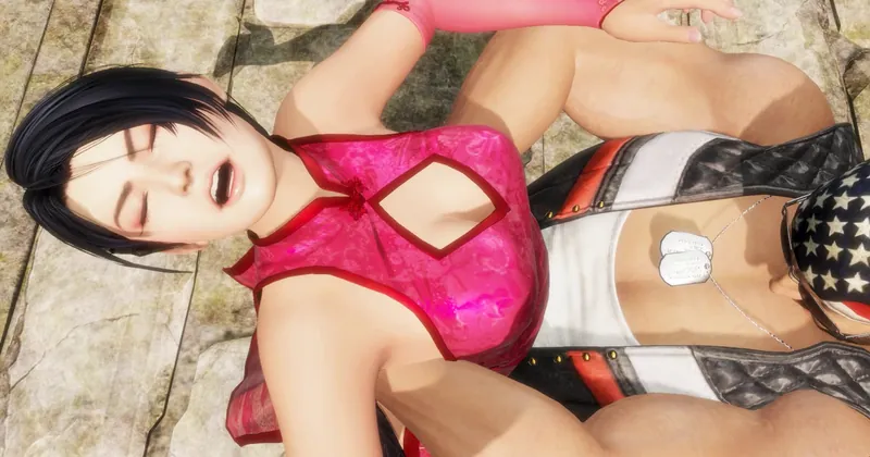 (Request Video) Momiji (Alluring Mandarin Costume) Normal+Slow speed Bearhug Move