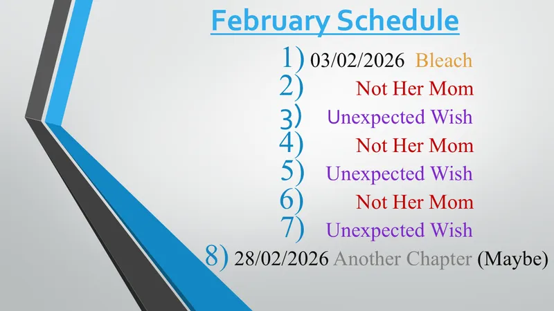 Plans For February