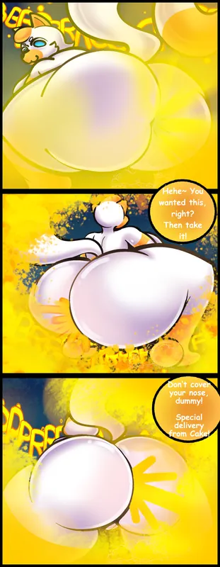 Cake the Cat Farting (Adventure Time) (Comic)