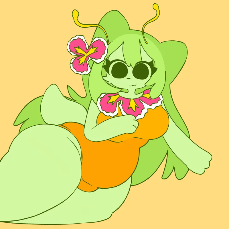 Meganium Girl! (ADOPT WIP 2!)