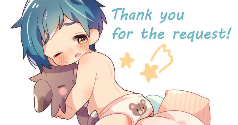 【支援者様リクエスト②】ぬいぐるみをだっこしている男の子