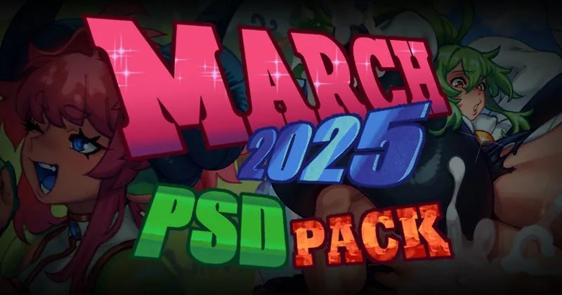 March 2025 PSD pack