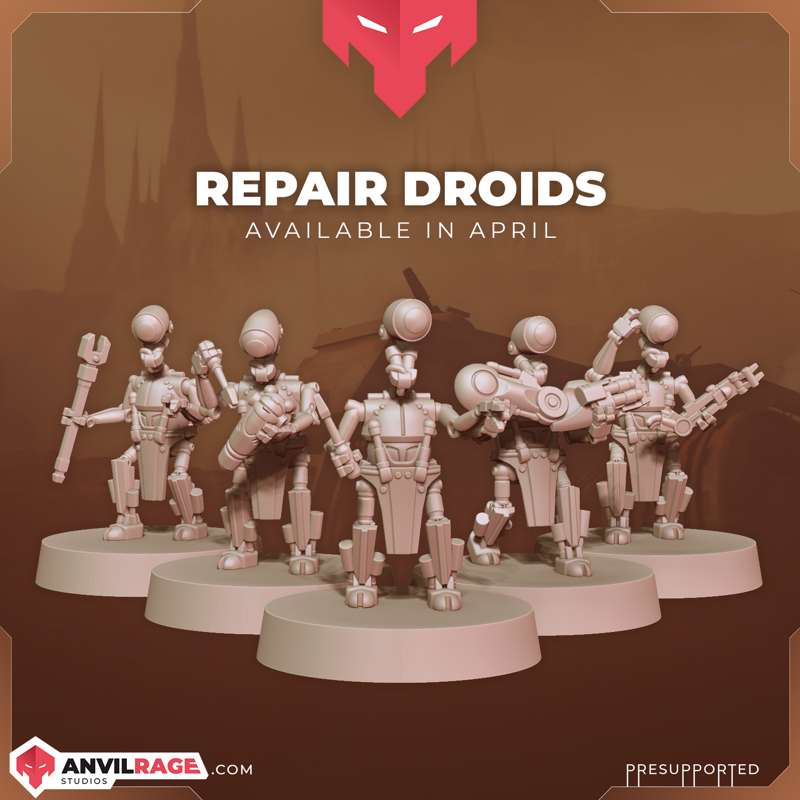 Repair Droids and Weekend Flash Sale announcement
