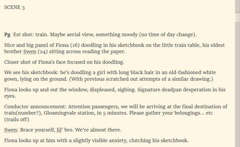 Chapter 1 script snippet