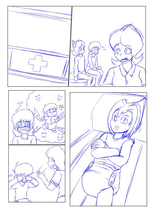 Issue 10 Pages 7 and 8 Sketch