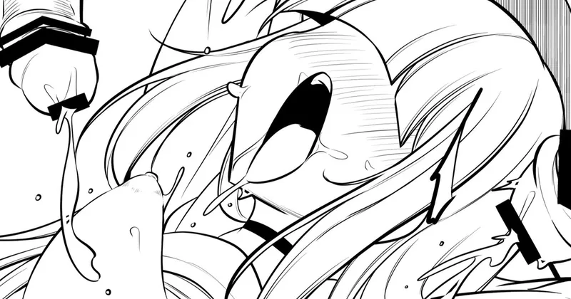 仲正イチカVSでかちんモブちゃん最終章　線画(完)