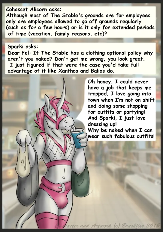 Cohasset and Sparki Character Question Answered