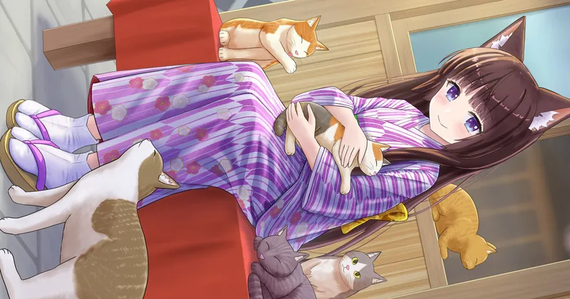 「猫の日イラスト」画像セット＋タイムラプス動画＋期間限定イラストデータ＋My collection