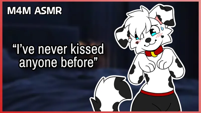[M4M ASMR] Shy Boyfriend “Practices” Kissing With You