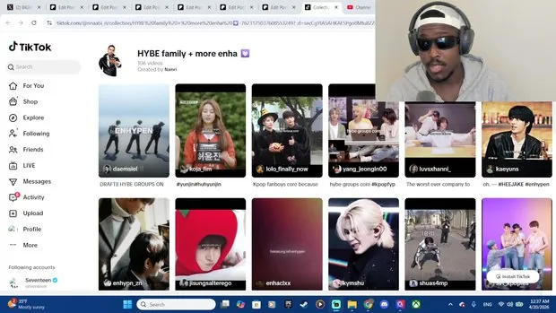 HYBE family + more enha TikTok Compilation