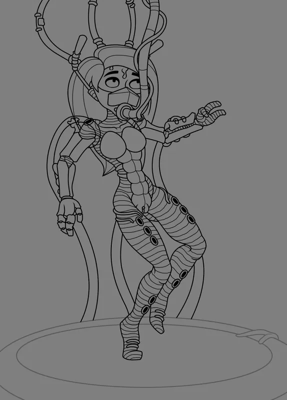KimBug's Kreation p9 - lineart