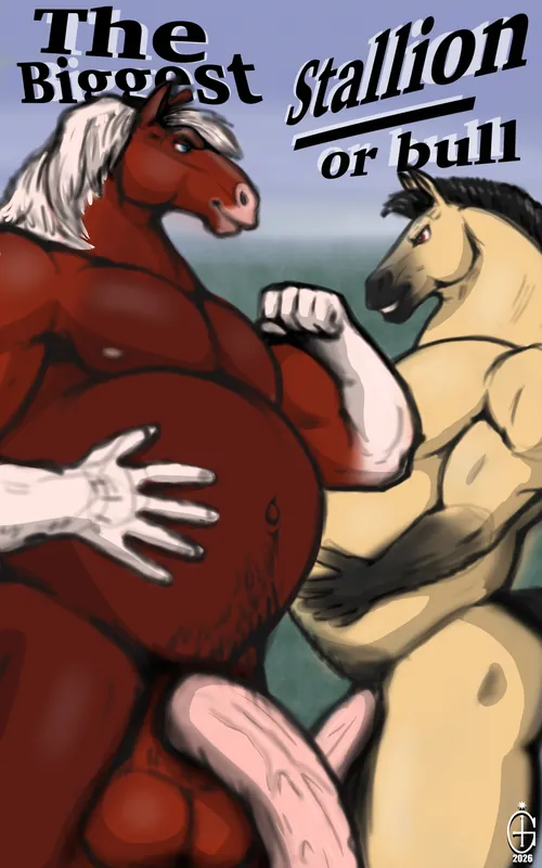 The biggest stallion (or bull) COVER 18+