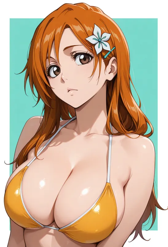Orihime in a bikini