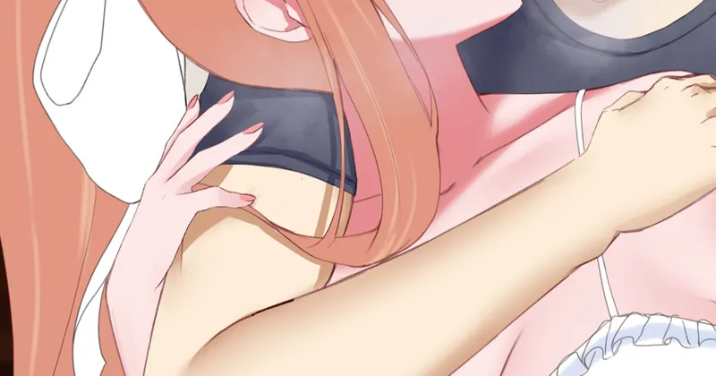 【Commission WIP】お祝いの後で...OC×モニカ【ラフスケッチ】