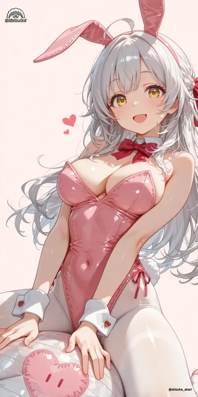 Free💙2025年お世話になりましたバニーガールっ💙Thank you for 2025. Bunny girl illustration