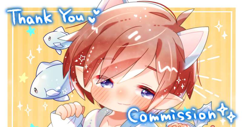 【全体公開/Commission 04】にゃんにゃんララフェル