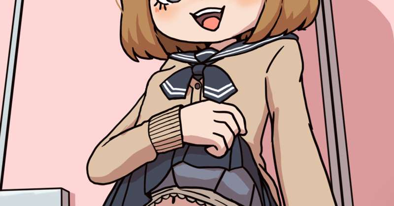 生えかけの陰毛見せてくる女の子