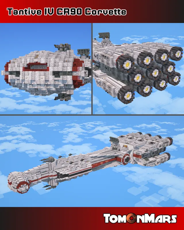Tantive IV CR90 Corvette (1:1 + full interior)