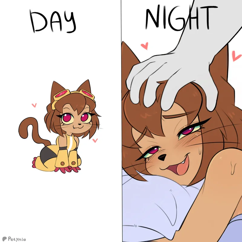 Day/Night meme (SFW and Hi-Res)