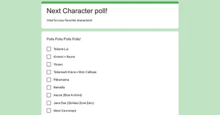 3some polls!