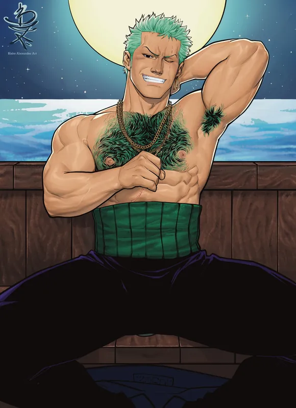 Zoro Lounging (all variations)